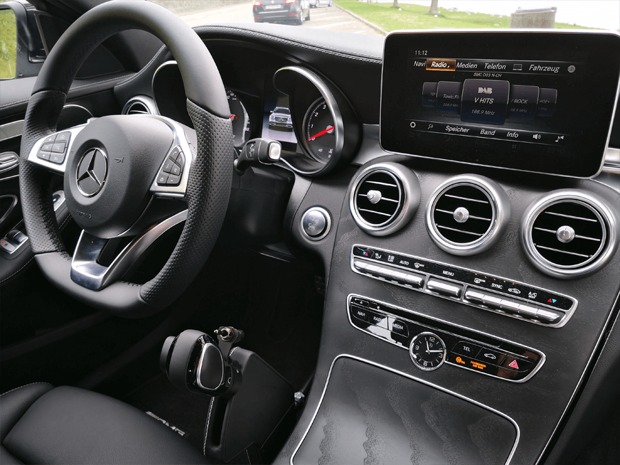 Cric A Pantografo Con Asta Girevole Per Mercedes Classe C Station Wagon E Altre Auto - Portata 2 Tonnellate, Base In Acciaio, Omologato